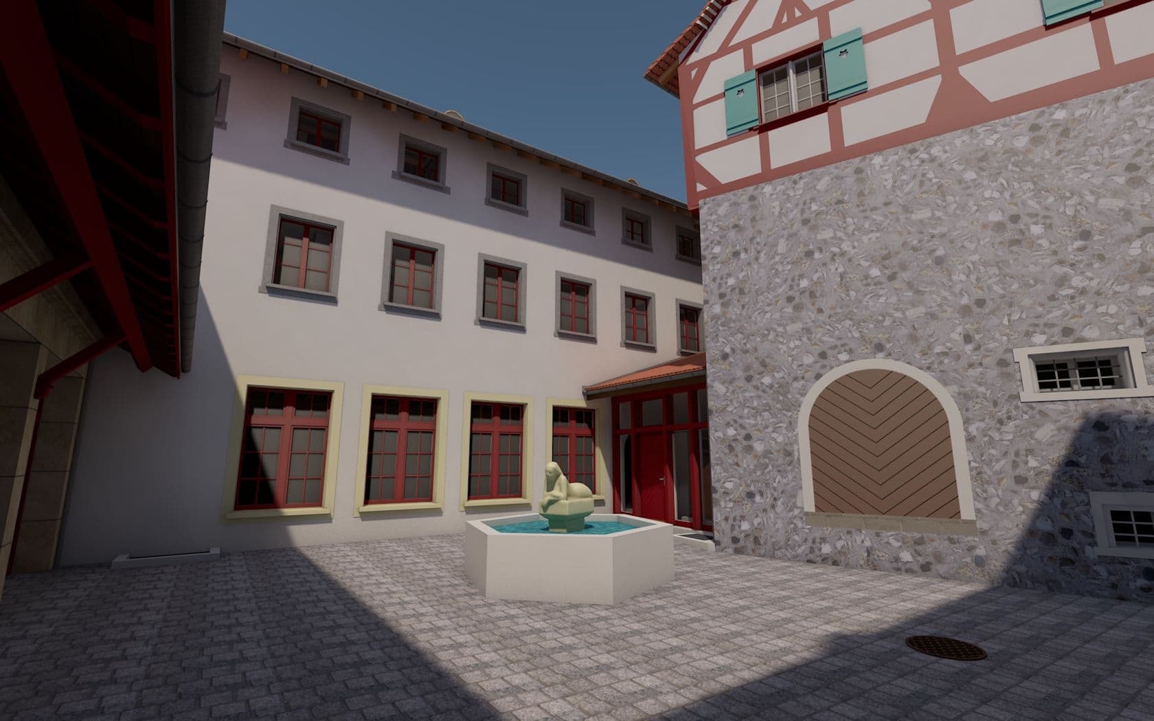 Schloss Laufen 3D Modell