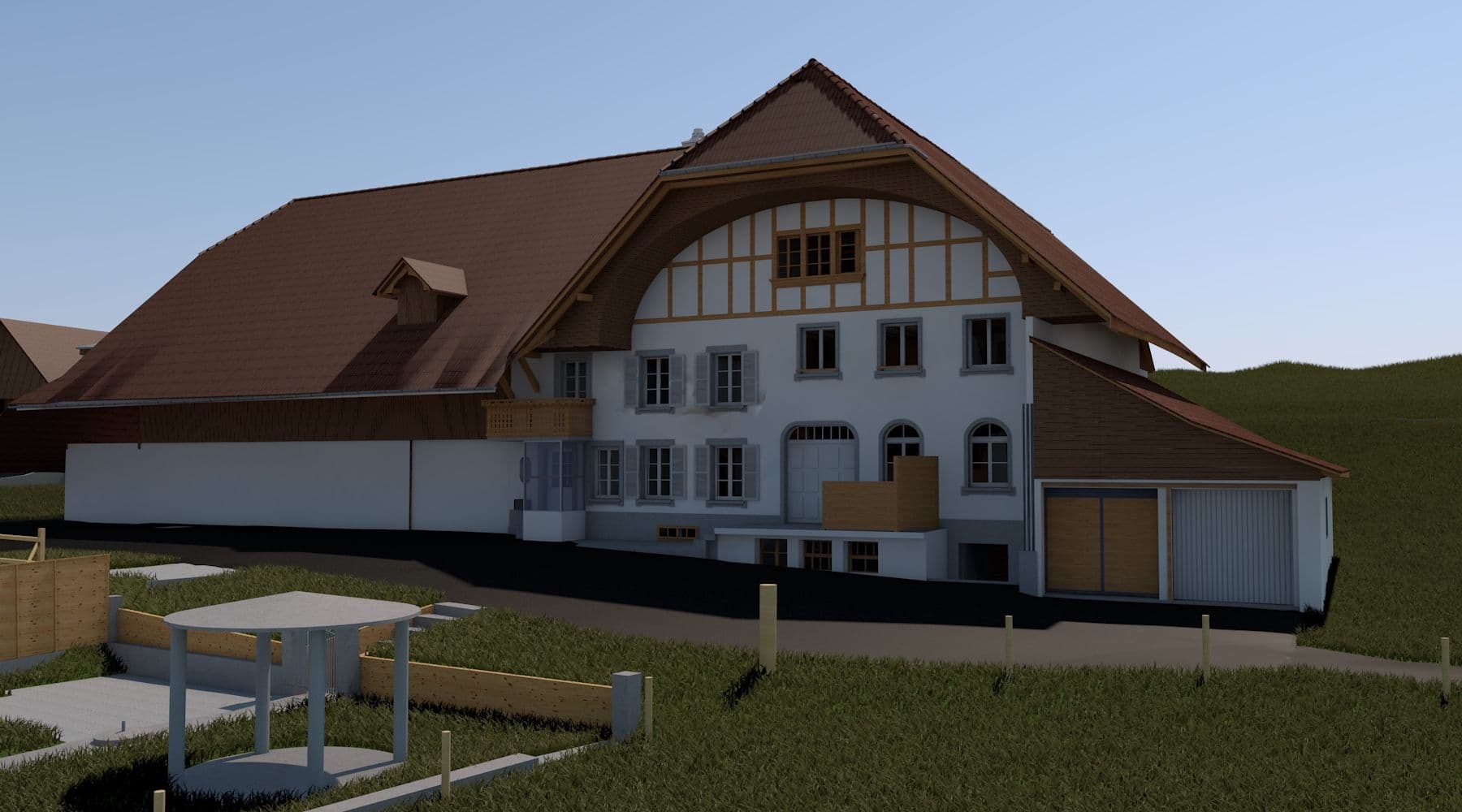 Laser Scanning Bauernhaus