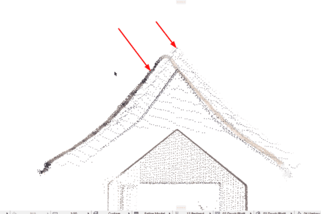 Schwarzweiß-Diagramm eines Geschäftswachstumsmodells mit zwei Pfeilen, die aufwärts zeigen.