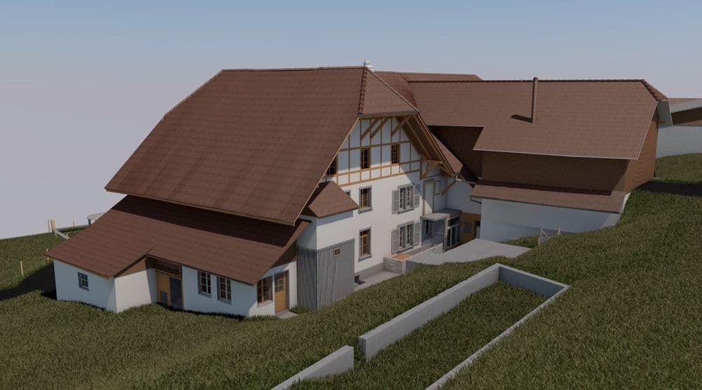 Laser Scanning Bauernhaus