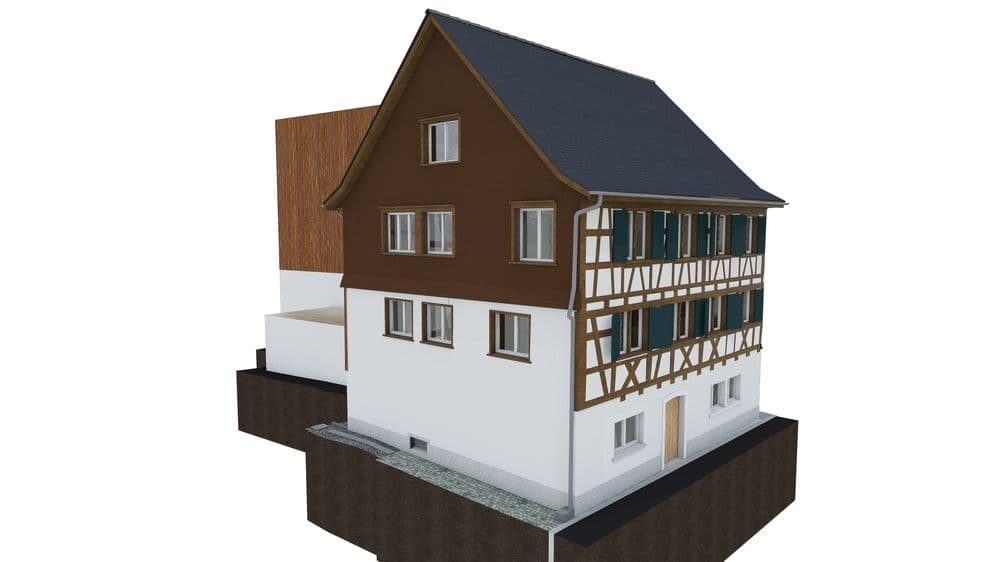 3D Fachwerkhaus