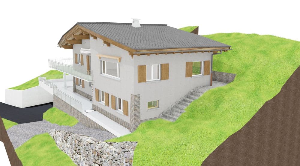 3D Einfamilienhaus